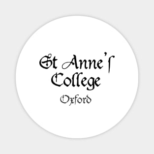 Oxford St Anne's College Medieval University Magnet